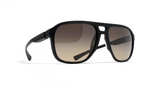 Mykita Mylon CANOPUS Sunglasses, MD1 PITCH BLACK - LENS: GREY/BROWN GRADIENT POLARISED