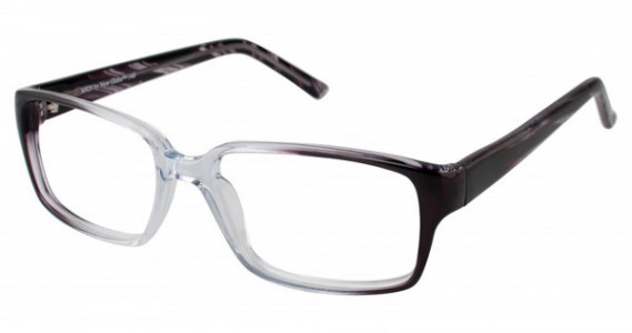 New Globe M428 Eyeglasses, BLACK/CRYS