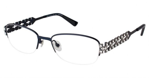 Jimmy Crystal Enchanted Eyeglasses, Navy