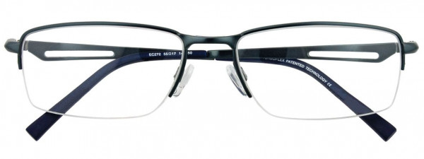 EasyClip EC272 Eyeglasses, 050 - Satin Steel Blue