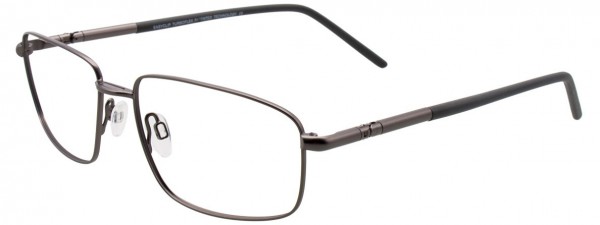 EasyClip EC347 Eyeglasses, SATIN DARK GREY