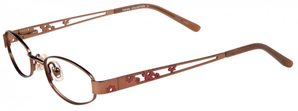 EasyClip P6077 Eyeglasses, SATIN COPPER-BROWN
