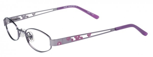 EasyClip P6077 Eyeglasses, SATIN LIGHT VIOLET