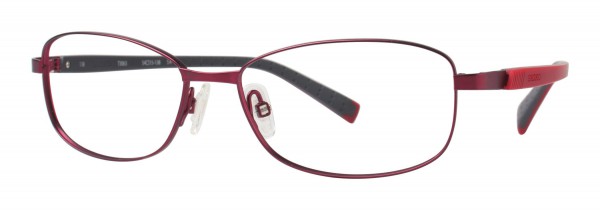 Seiko Titanium T3063 Eyeglasses, S09 Semi Matte Red / Red