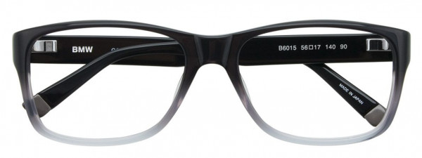 BMW Eyewear B6015 Eyeglasses, 090 - Black & Crystal
