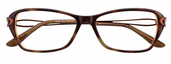 MDX S3305 Eyeglasses, 010 - Demi Amber & Blue