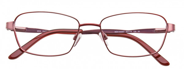 MDX S3307 Eyeglasses, 030 - Satin Red & Shiny Light Pink
