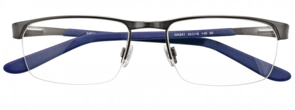 Greg Norman GN241 Eyeglasses, 020 - MATT DARK SILVER