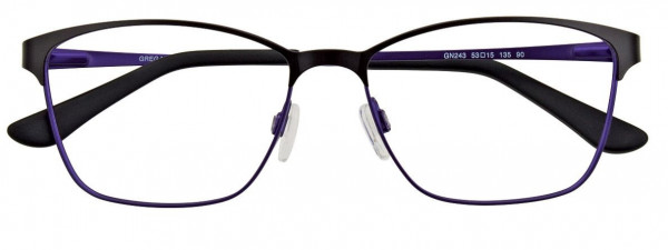 Greg Norman 37GN243 Eyeglasses, 090 - Satin Black & Purple