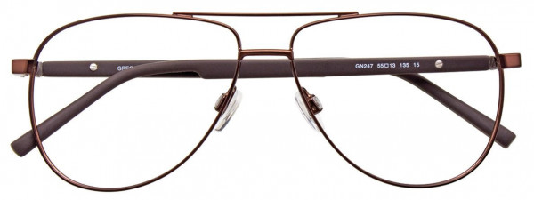 Greg Norman GN247 Eyeglasses, 015 - Satin Brown