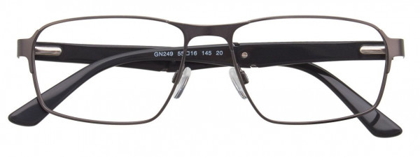 Greg Norman GN249 Eyeglasses, 020 - Satin Gun Metal & Dark Grey