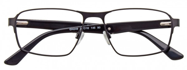Greg Norman GN249 Eyeglasses, 090 - Satin Black & Dark Grey