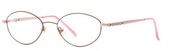 Laura Ashley Antoinette Eyeglasses, Brown Rose