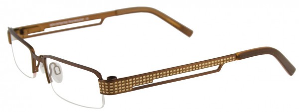 Takumi T9906 Eyeglasses, SATIN COPPERBROWN AND GOLD BROWN