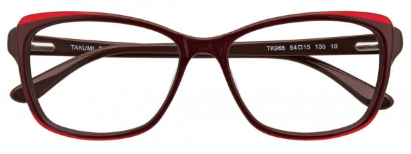 Takumi TK965 Eyeglasses, 010 - Burgundy & Brown