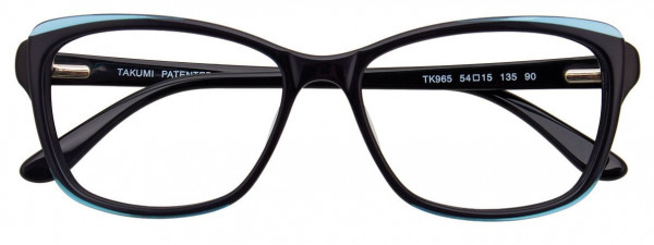 Takumi TK965 Eyeglasses, 090 - Turquoise & Black