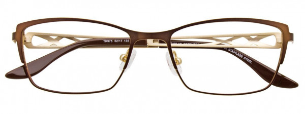 Takumi TK975 Eyeglasses, 010 - Matt Bronze & Shiny Gold