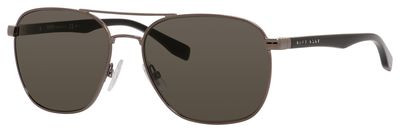 HUGO BOSS Black Boss 0701/S Sunglasses, 0V81(NR) Dark Ruthenium Black