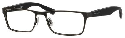 HUGO BOSS Orange Bo 0208 Eyeglasses, 09H4(00) Black Black Light Gray