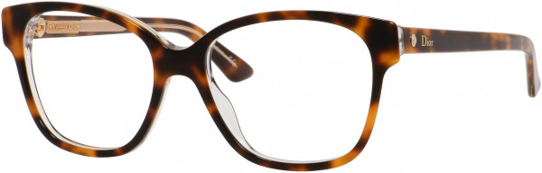 Christian Dior MONTAIGNE 8 Eyeglasses, 0G9Q Havana Crystal