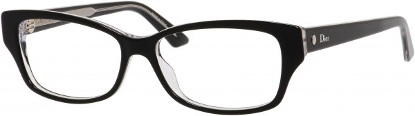 Christian Dior Montaigne 10 Eyeglasses, 0G99 Black Crystal