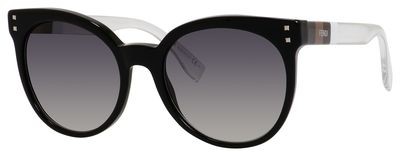 Fendi Fendi 0083/S Sunglasses, 0E6I(VK) Black White Crystal