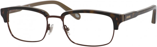 Fossil FOS 6050 Eyeglasses, 01L3 Havana Khaki