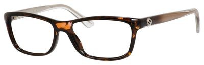 Gucci Gucci 3766 Eyeglasses, 0H3J(00) Havana Brown