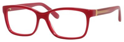 Jimmy Choo Safilo Jc 129 Eyeglasses, 0160(00) Red