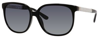 Jimmy Choo Safilo Paula/S Sunglasses, 0FA3(HD) Black