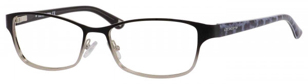 Liz Claiborne L 614 Eyeglasses, 0JBU BLACK FADE