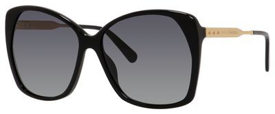 Marc Jacobs Marc Jacobs 614/S Sunglasses, 0ANW(HD) Black Gold