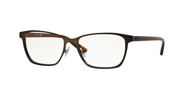 DKNY DY5650 Eyeglasses, 1222 SATINY BROWN (BROWN)