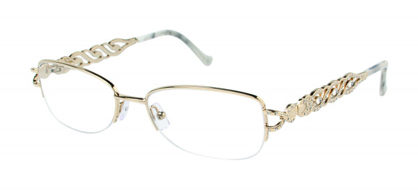 Tura TE235 Eyeglasses, Gold (GLD)
