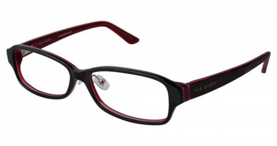 Ted Baker B727 Eyeglasses, black/red (BLK)