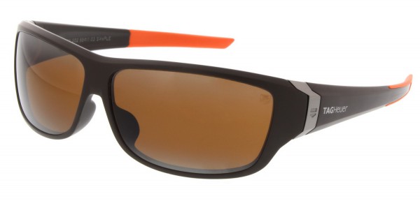 TAG Heuer RACER 2 9225 Sunglasses, Matte Brown-Orange Temples / Brown Outdoor (202)