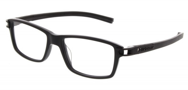 TAG Heuer REFLEX FOLD ACETATE 7601 Eyeglasses, Black-Black Temples (007)