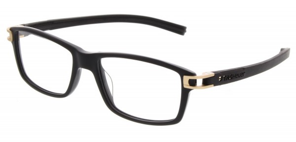 TAG Heuer REFLEX FOLD ACETATE 7601 Eyeglasses, Black-Black Temples (008)