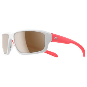 adidas kumacross 2.0 a424 Sunglasses, 6053 WHITE MATT/FLASH RED