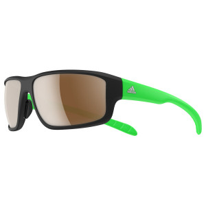 adidas kumacross 2.0 a424 Sunglasses, 6054 BLACK MATT/GREEN