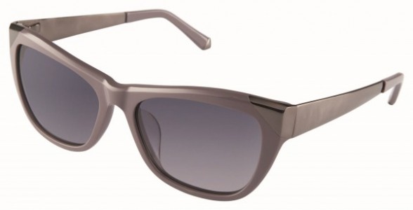 Kate Young K505 Claire Sunglasses, Grey (GRY)