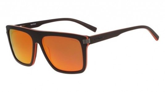 Nautica N6206S Sunglasses, (210) BROWN