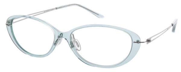 Aspire OUTSTANDING Eyeglasses, Aqua Blue