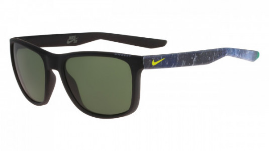 Nike UNREST EV0922 SE Sunglasses, (330) MATTE SEAWEED/CYBER WITH GREEN  LENS