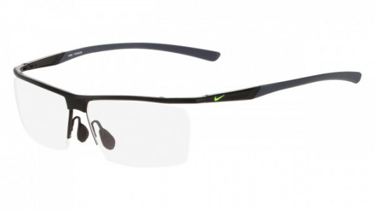 Nike NIKE 6061 Eyeglasses, (011) SATIN BLACK-DARK GREY