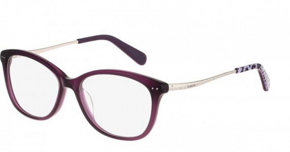Bebe Eyes BB5102 Eyeglasses, 526 Crystal Purple