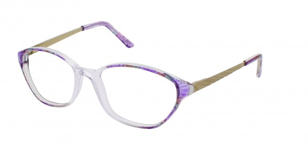 ClearVision CRESSIDA Eyeglasses, Purple Multi