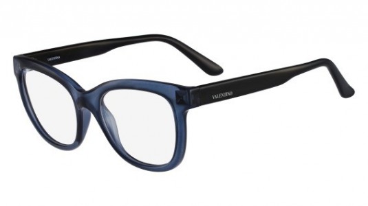Valentino V2684 Eyeglasses, (419) TRANSPARENT BLUE