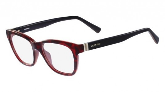 Valentino V2700 Eyeglasses, (649) RED HAVANA