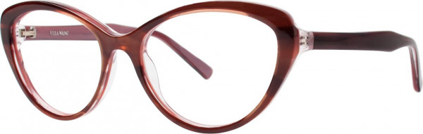 Vera Wang V367 Eyeglasses, Burgundy